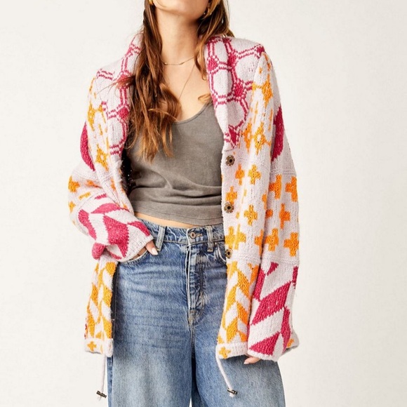 Free People Bright Optimistic Cardi - Picture 4 of 8